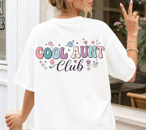 Cool Aunt Club Shirt, Geschenk für Tante, Tante Tshirt, Du wirst Tante, Schwangerschaft verkünden, Geschenk Schwester, Auntie Shirt, Patin