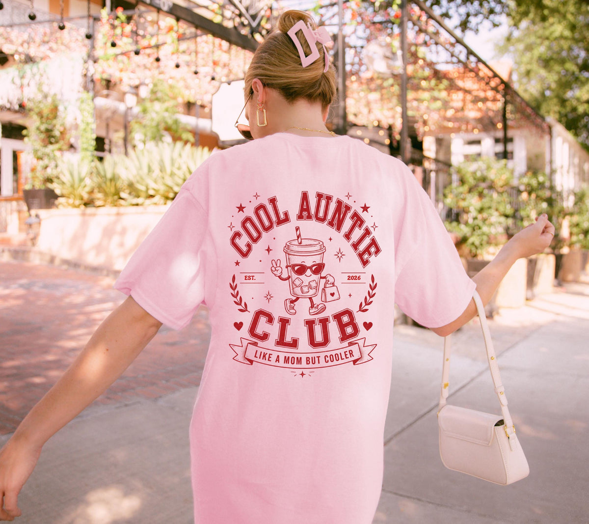 Cool Aunt Club Shirt, Geschenk Tante, Retro, Taufpatin, Du wirst Tante, Schwangerschaft verkünden, Geschenk, Aunt Tshirt, Patin, Godi, Gotti