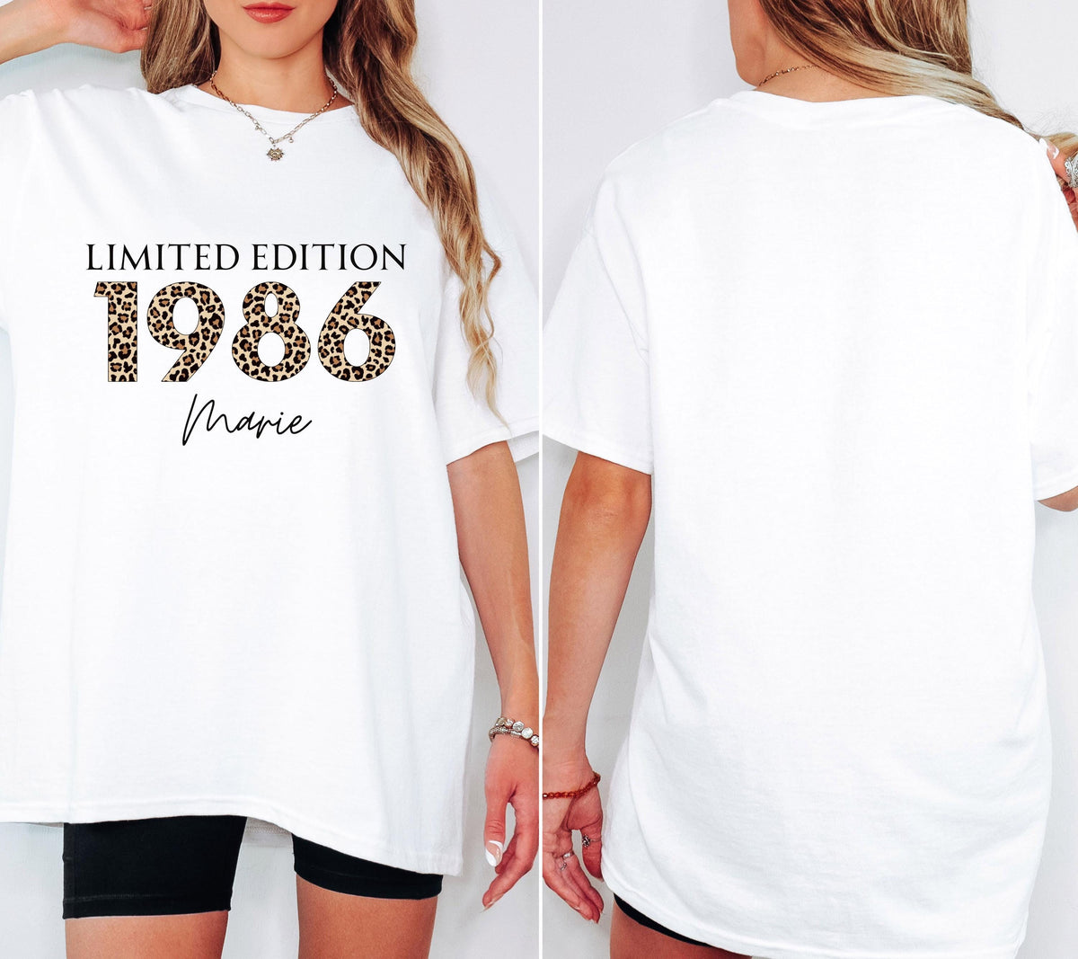 40. Geburtstag, Personalisiertes Geschenk, Geburtstagsshirt, Birthday Shirt, 40, Vierzig, Freundin, Schwester, Mama, Leo, 1986, Limited