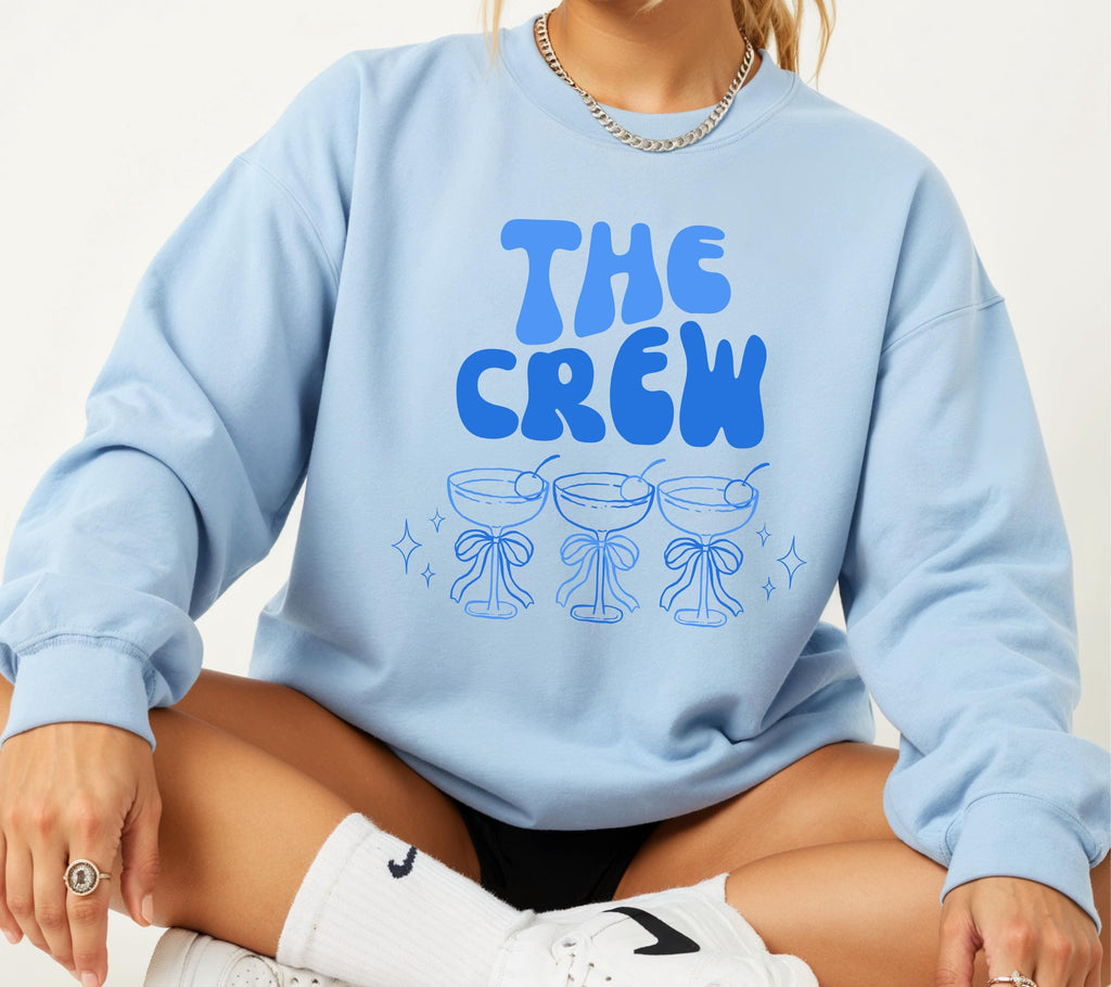 Braut Pullover, Bride Sweater, blau, JGA Pulli, Team Braut, Crew, Junggesellenabschied, Hochzeit, Geschenk, JGA Frauen, Gruppe, Frauen