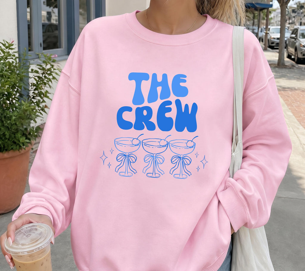 Braut Pullover, Bride Sweater, blau, JGA Pulli, Team Braut, Crew, Junggesellenabschied, Hochzeit, Geschenk, JGA Frauen, Gruppe, Frauen
