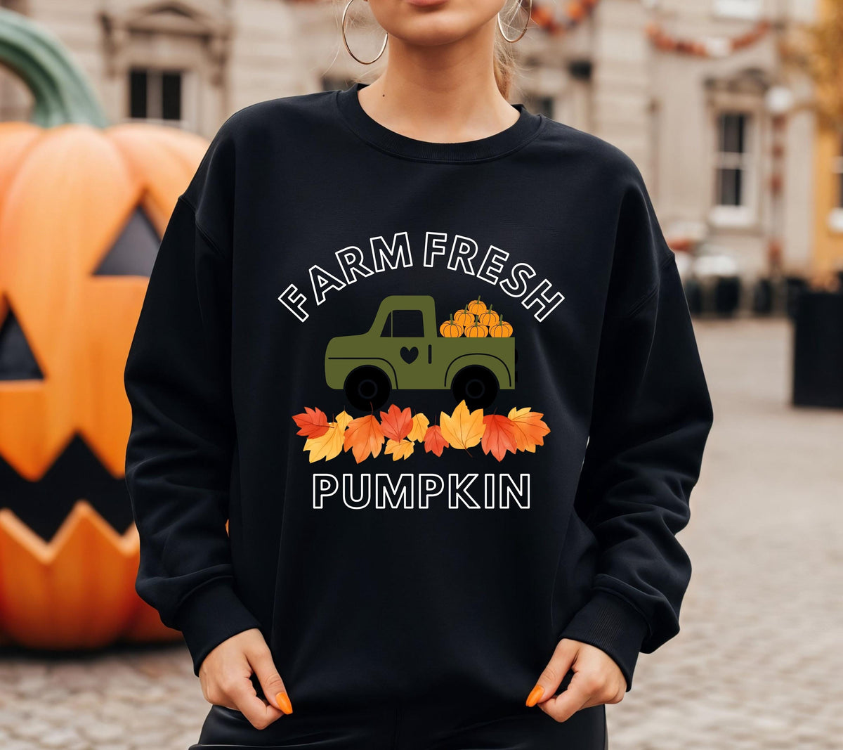 Herbst Pullover, Damen Mode Herbst, Gemütlicher Pulli, braun, Sweatshirt Kürbis, Oversized, Geschenkidee, Herbstlicher Hoodie, Frauen, süß