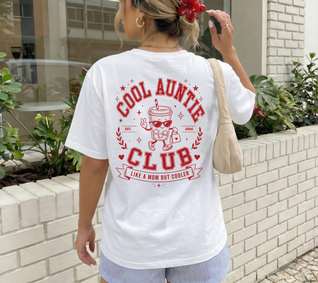 Cool Aunt Club Shirt, Geschenk Tante, Retro, Taufpatin, Du wirst Tante, Schwangerschaft verkünden, Geschenk, Aunt Tshirt, Patin, Godi, Gotti