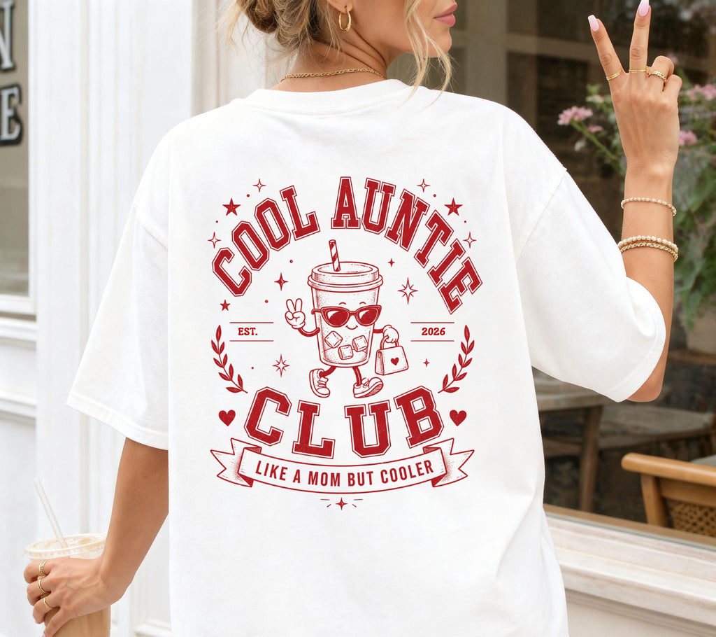 Cool Aunt Club Shirt, Geschenk Tante, Retro, Taufpatin, Du wirst Tante, Schwangerschaft verkünden, Geschenk, Aunt Tshirt, Patin, Godi, Gotti