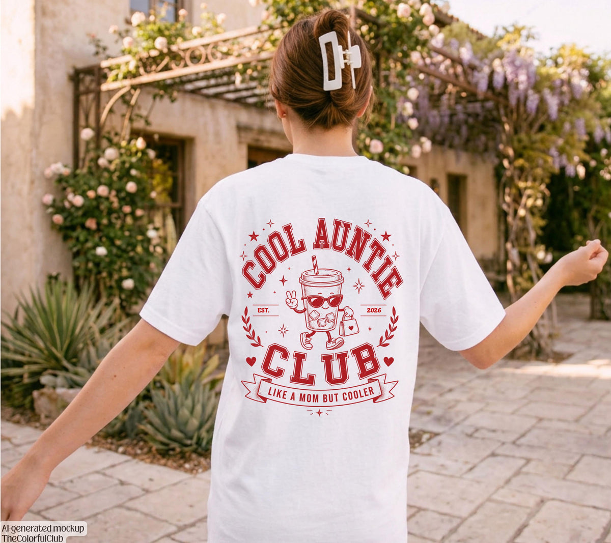 Cool Aunt Club Shirt, Geschenk Tante, Retro, Taufpatin, Du wirst Tante, Schwangerschaft verkünden, Geschenk, Aunt Tshirt, Patin, Godi, Gotti