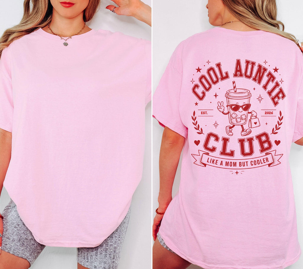 Cool Aunt Club Shirt, Geschenk Tante, Retro, Taufpatin, Du wirst Tante, Schwangerschaft verkünden, Geschenk, Aunt Tshirt, Patin, Godi, Gotti