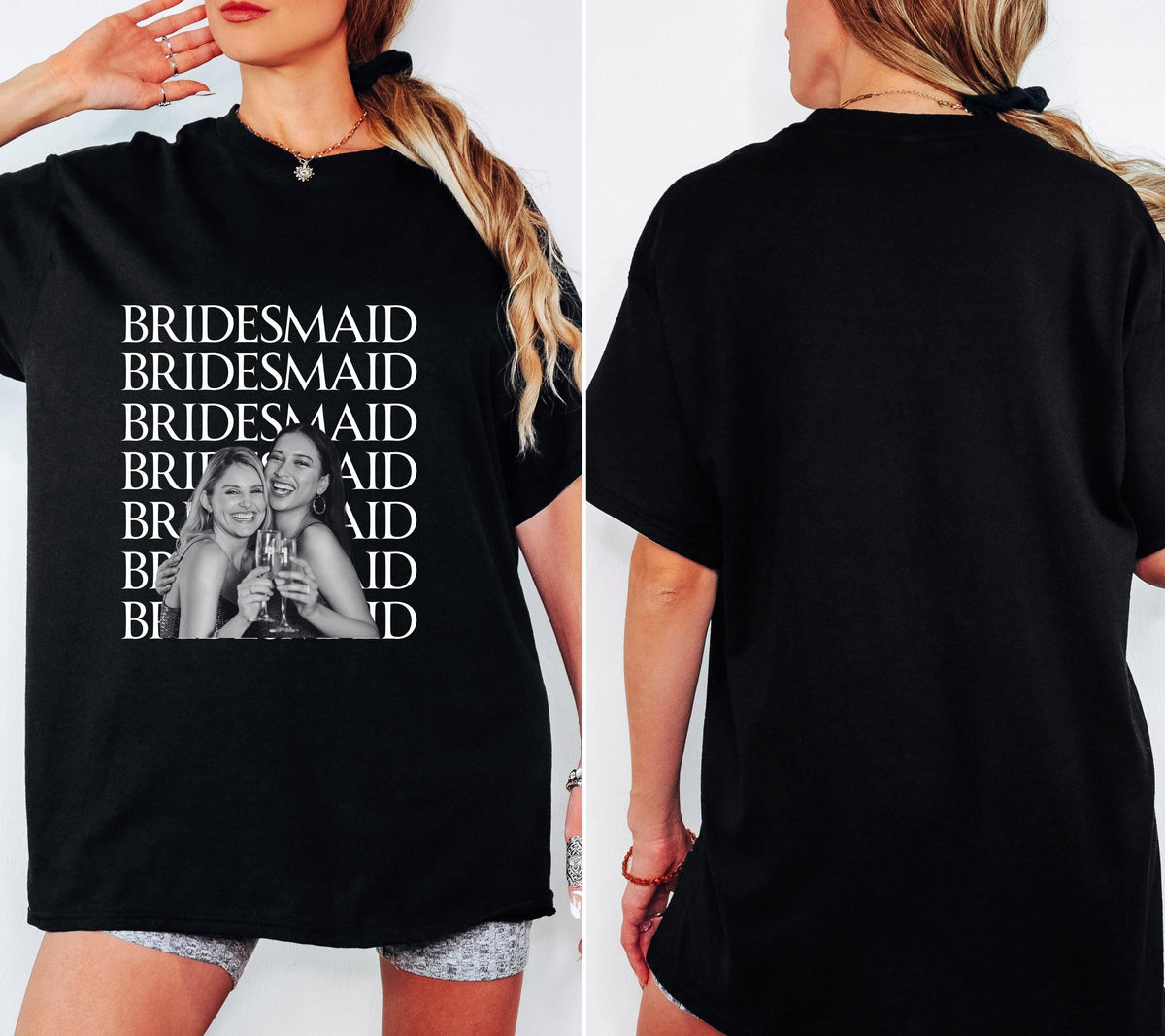 Brautjungfer fragen, Bridesmaid, Brautjungfern Shirt, Brautjungfer Geschenk, JGA TShirt, Foto Shirt, Brautjungfer personalisiert, Trauzeugin
