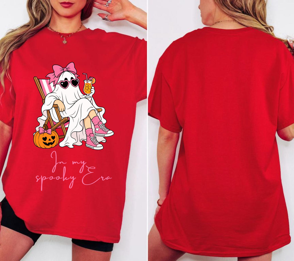 Halloween Shirt Damen – In My Spooky Era, Lustiges Halloween Outfit, Spooky Shirt, Halloween TShirt, Halloween Outfit, Herbst T-Shirt, pink