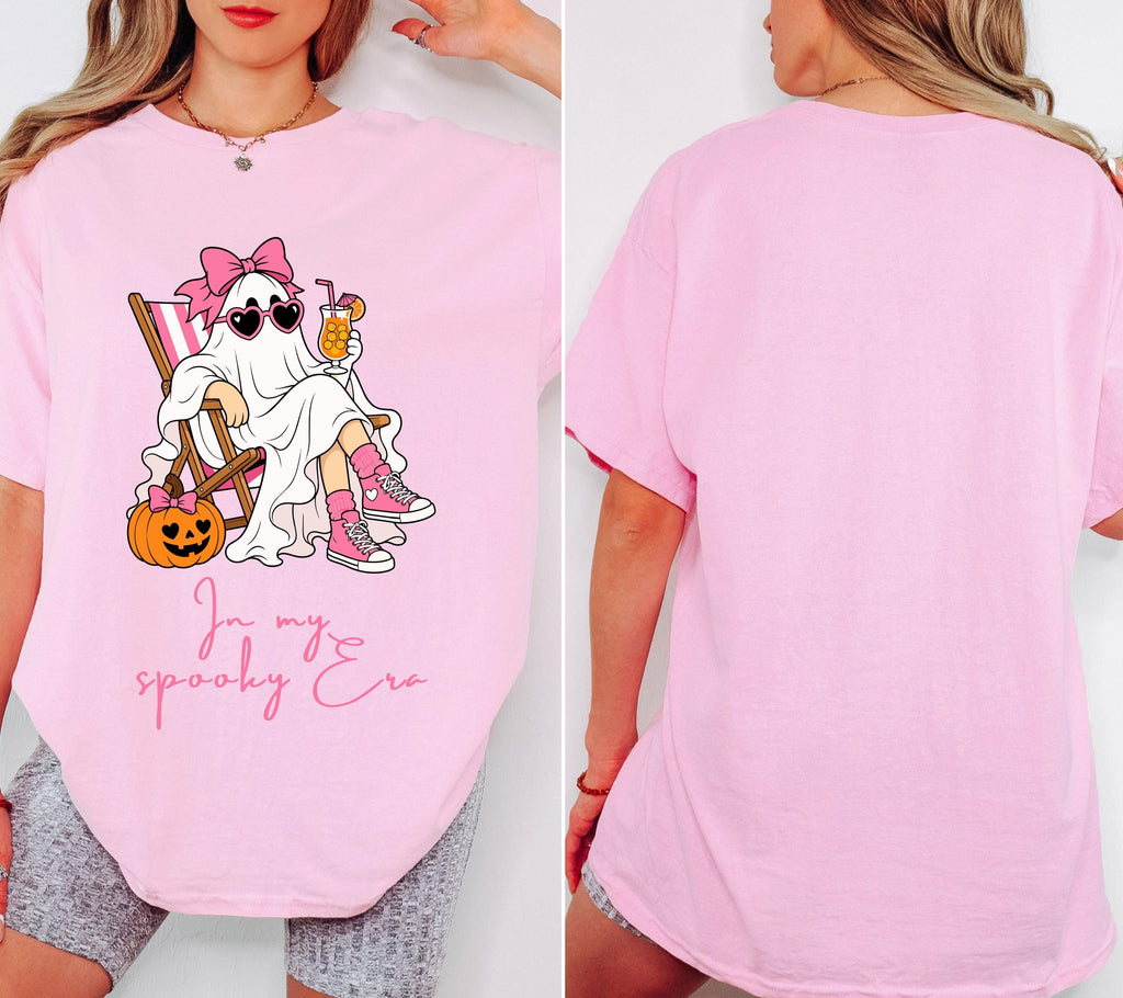 Halloween Shirt Damen – In My Spooky Era, Lustiges Halloween Outfit, Spooky Shirt, Halloween TShirt, Halloween Outfit, Herbst T-Shirt, pink