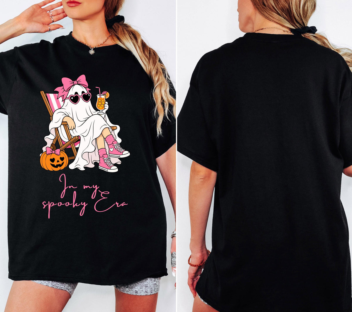 Halloween Shirt Damen – In My Spooky Era, Lustiges Halloween Outfit, Spooky Shirt, Halloween TShirt, Halloween Outfit, Herbst T-Shirt, pink