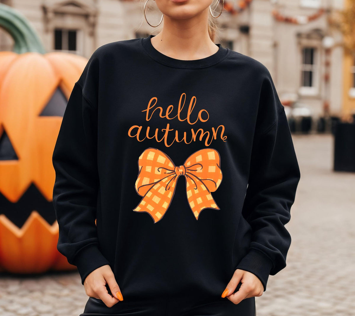 Herbst Pullover, Pumpkin, Damen Mode Winter, Gemütlicher Pulli, braun, Bücher, Sweatshirt herbstlich, Schleife, Oversize, Geschenkidee, Cozy