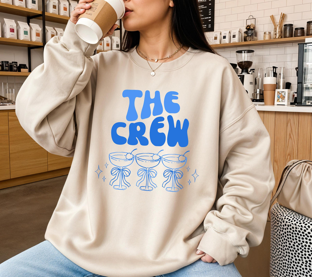 Braut Pullover, Bride Sweater, blau, JGA Pulli, Team Braut, Crew, Junggesellenabschied, Hochzeit, Geschenk, JGA Frauen, Gruppe, Frauen