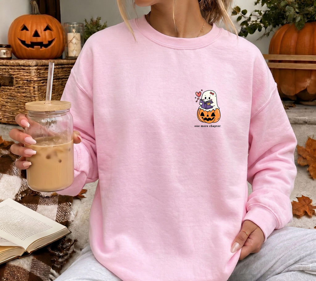 Halloween Pullover für Bücherliebhaber, Gespenst Lesen Shirt, Geschenk für Buchliebhaber, Bücherwurm Pullover, Book Lover Sweater, Hoodie