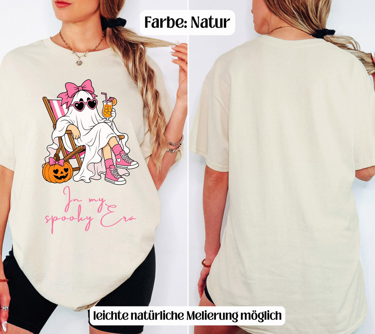 Halloween Shirt Damen – In My Spooky Era, Lustiges Halloween Outfit, Spooky Shirt, Halloween TShirt, Halloween Outfit, Herbst T-Shirt, pink