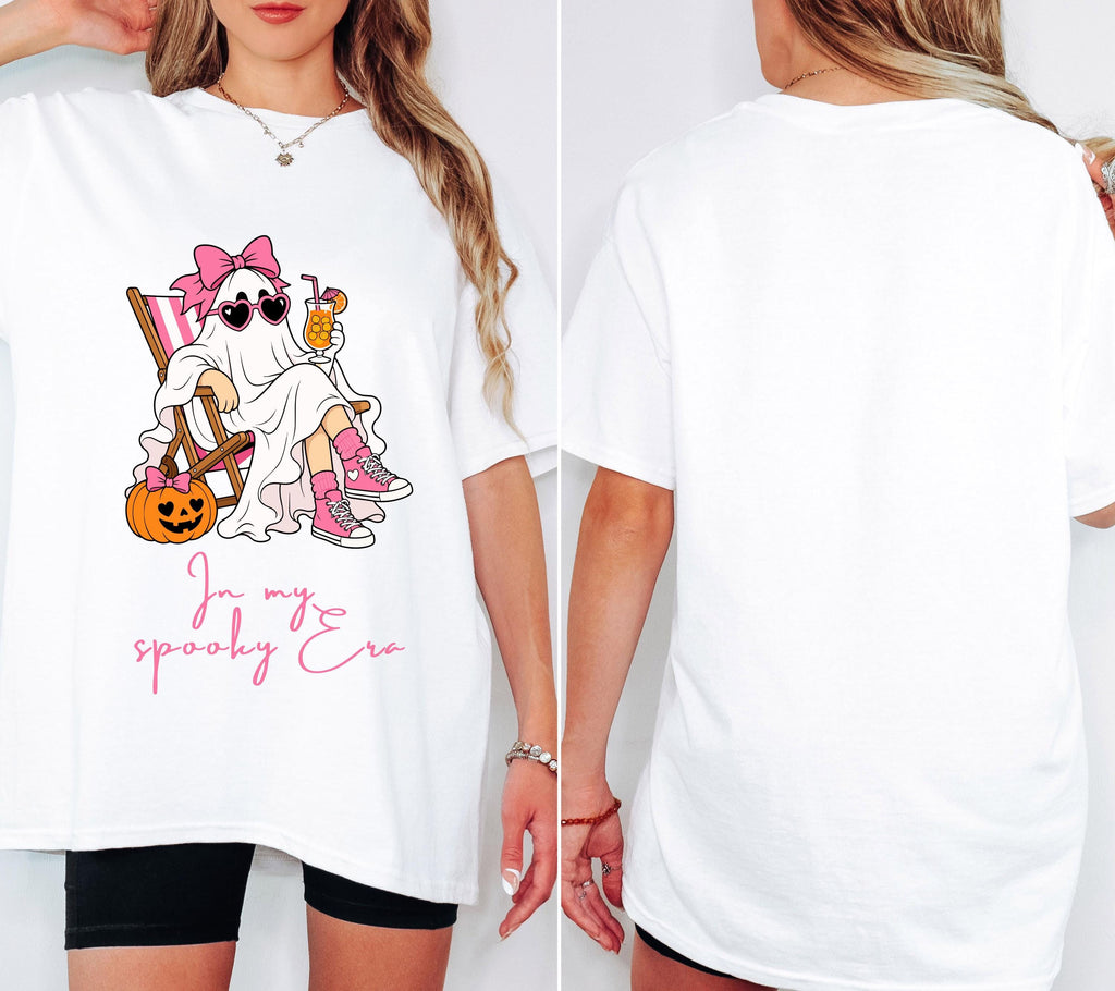 Halloween Shirt Damen – In My Spooky Era, Lustiges Halloween Outfit, Spooky Shirt, Halloween TShirt, Halloween Outfit, Herbst T-Shirt, pink
