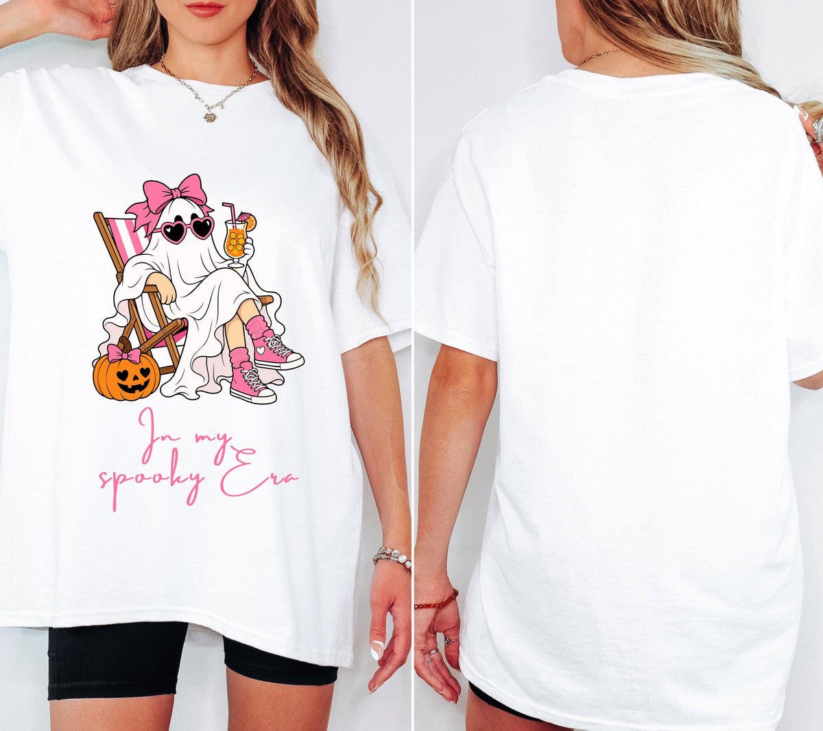 Halloween Shirt Damen – In My Spooky Era, Lustiges Halloween Outfit, Spooky Shirt, Halloween TShirt, Halloween Outfit, Herbst T-Shirt, pink