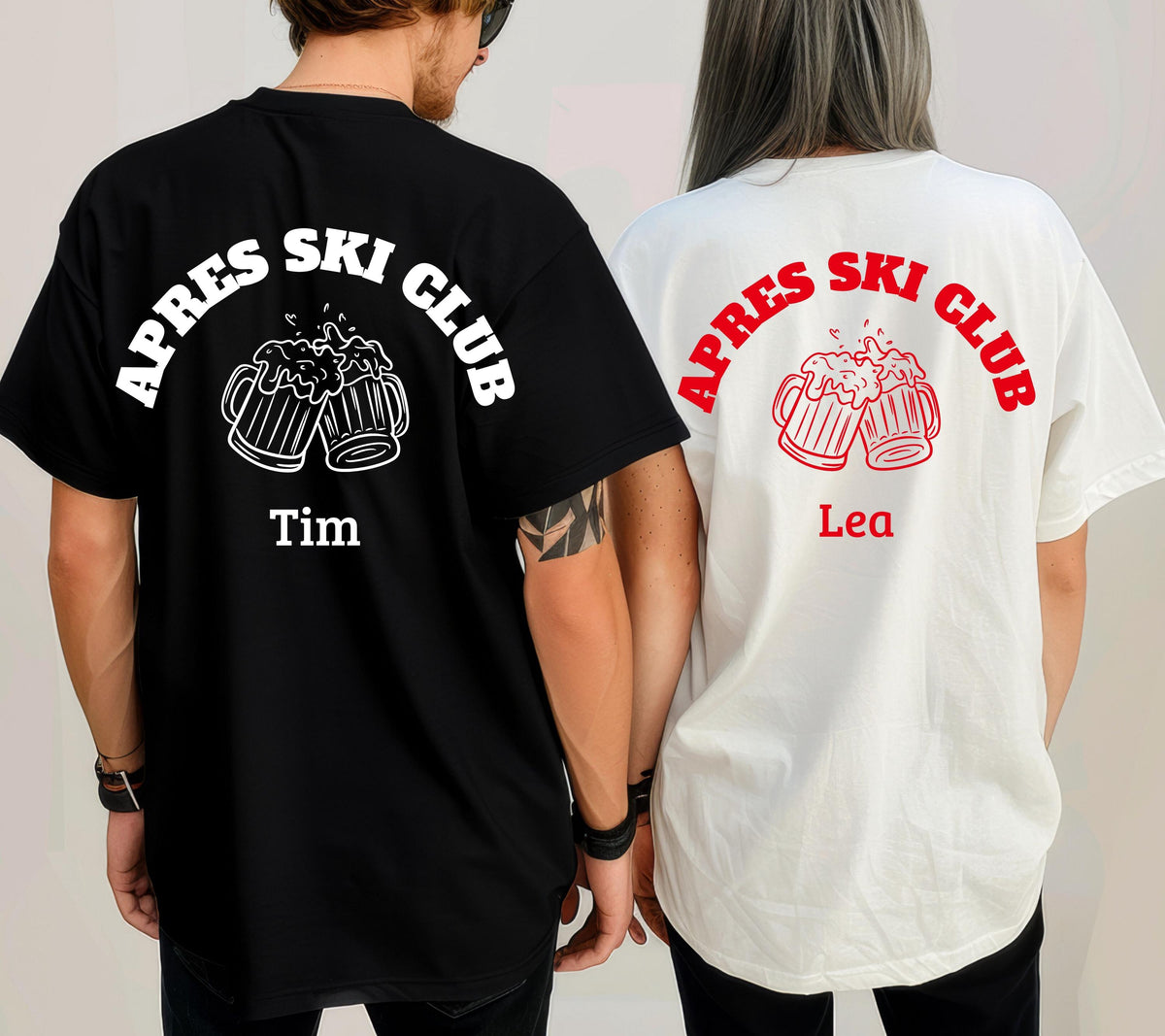 Apres Ski Shirt, Skiurlaub Shirt, Après Ski TShirt, Bier Shirt, personalisiertes Shirt, Ski Party Shirt, Winterurlaub Shirt, Gruppe, Herren