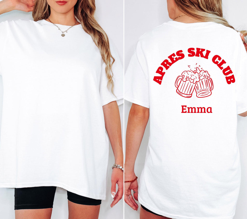 Apres Ski Shirt, Skiurlaub Shirt, Après Ski TShirt, Bier Shirt, personalisiertes Shirt, Ski Party Shirt, Winterurlaub Shirt, Gruppe, Herren