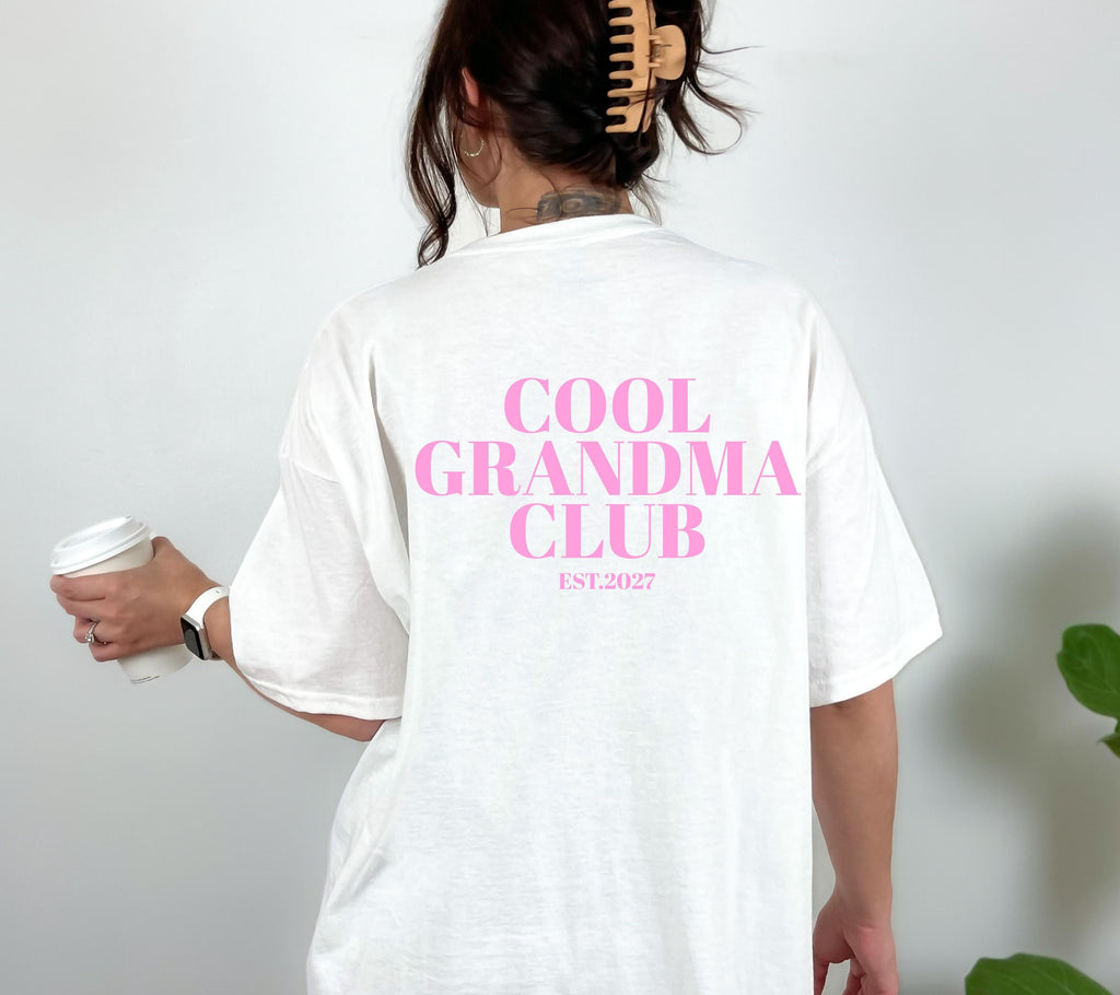 Du wirst Oma, Oma Shirt, Cool Grandma Club, Geschenk für Oma, Schwangerschaft verkünden, Geschenk Omi, Baby Ankündigung, Oma TShirt, T-Shirt