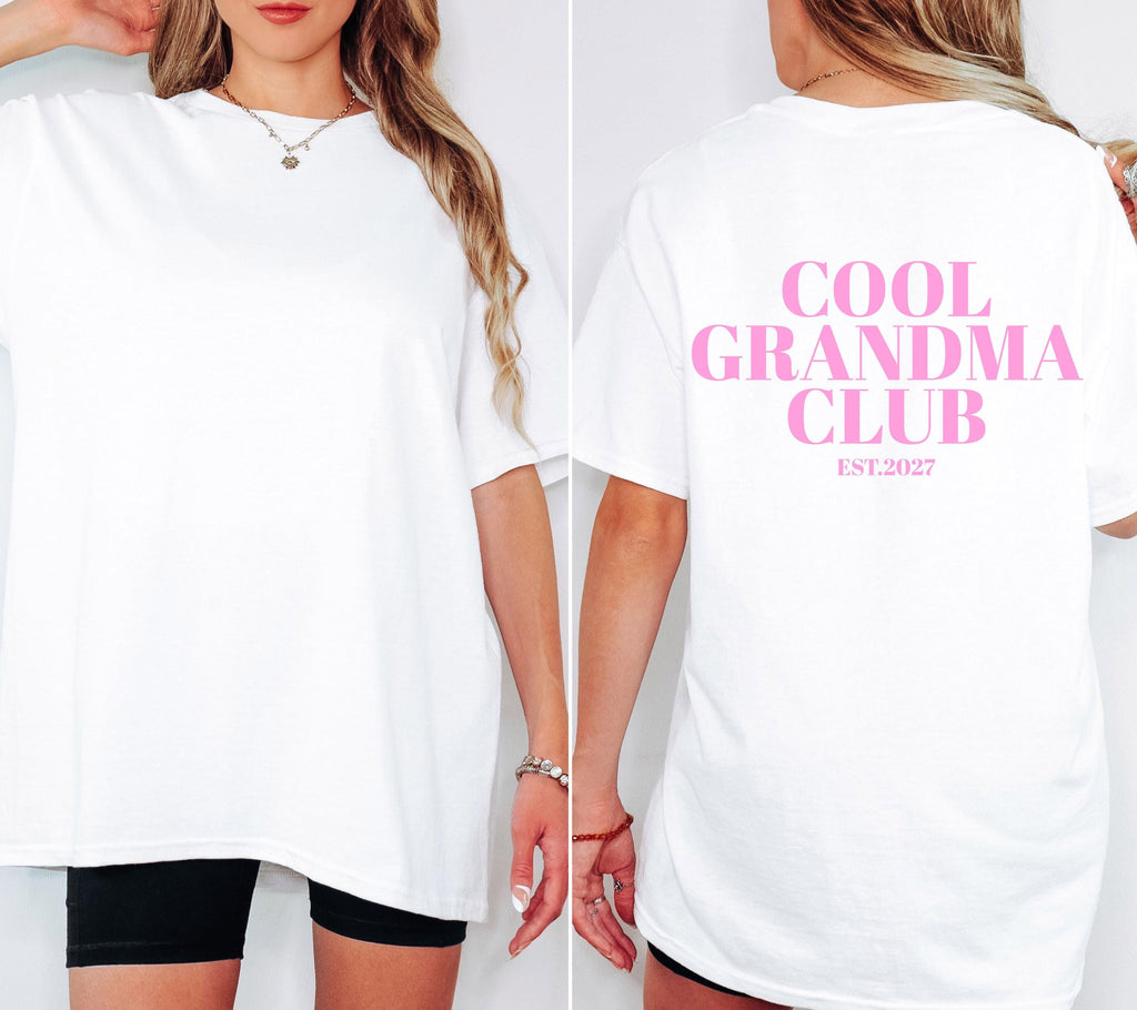 Du wirst Oma, Oma Shirt, Cool Grandma Club, Geschenk für Oma, Schwangerschaft verkünden, Geschenk Omi, Baby Ankündigung, Oma TShirt, T-Shirt