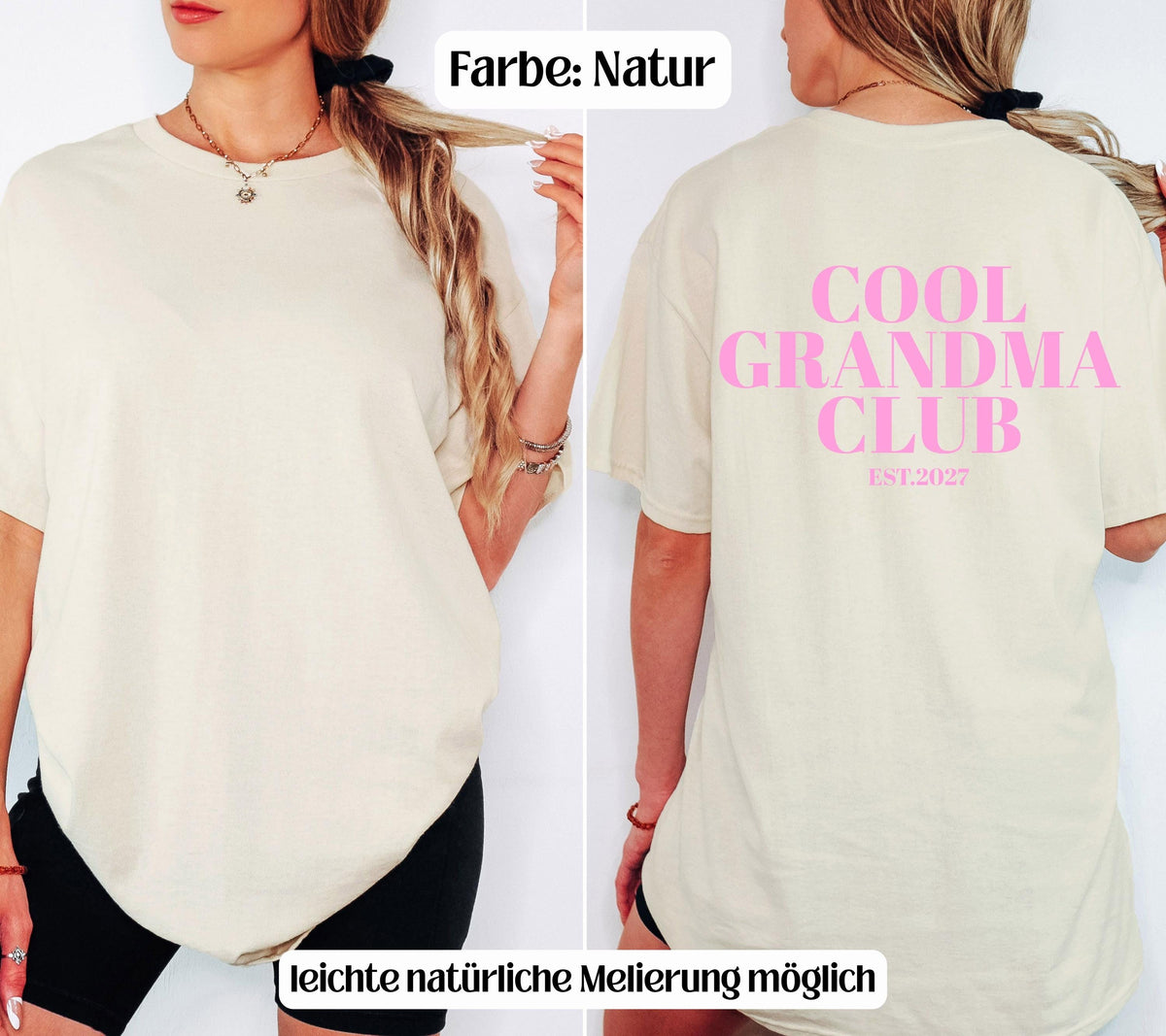 Du wirst Oma, Oma Shirt, Cool Grandma Club, Geschenk für Oma, Schwangerschaft verkünden, Geschenk Omi, Baby Ankündigung, Oma TShirt, T-Shirt