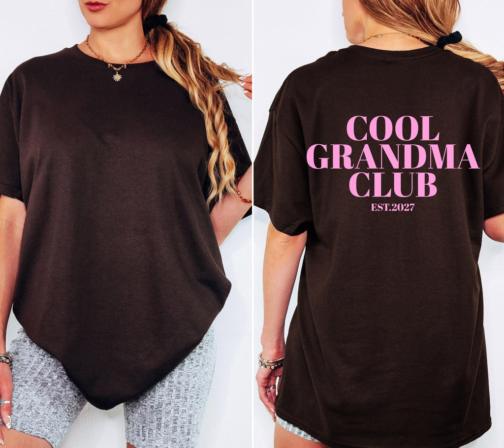 Du wirst Oma, Oma Shirt, Cool Grandma Club, Geschenk für Oma, Schwangerschaft verkünden, Geschenk Omi, Baby Ankündigung, Oma TShirt, T-Shirt