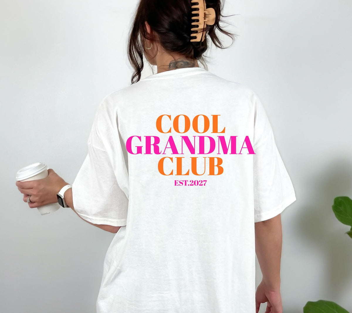 Du wirst Oma, Cool Grandma Club, Oma Shirt, Geschenk für Oma, Schwangerschaft verkünden, Geschenk Omi, Baby Ankündigung, Oma TShirt, T-Shirt