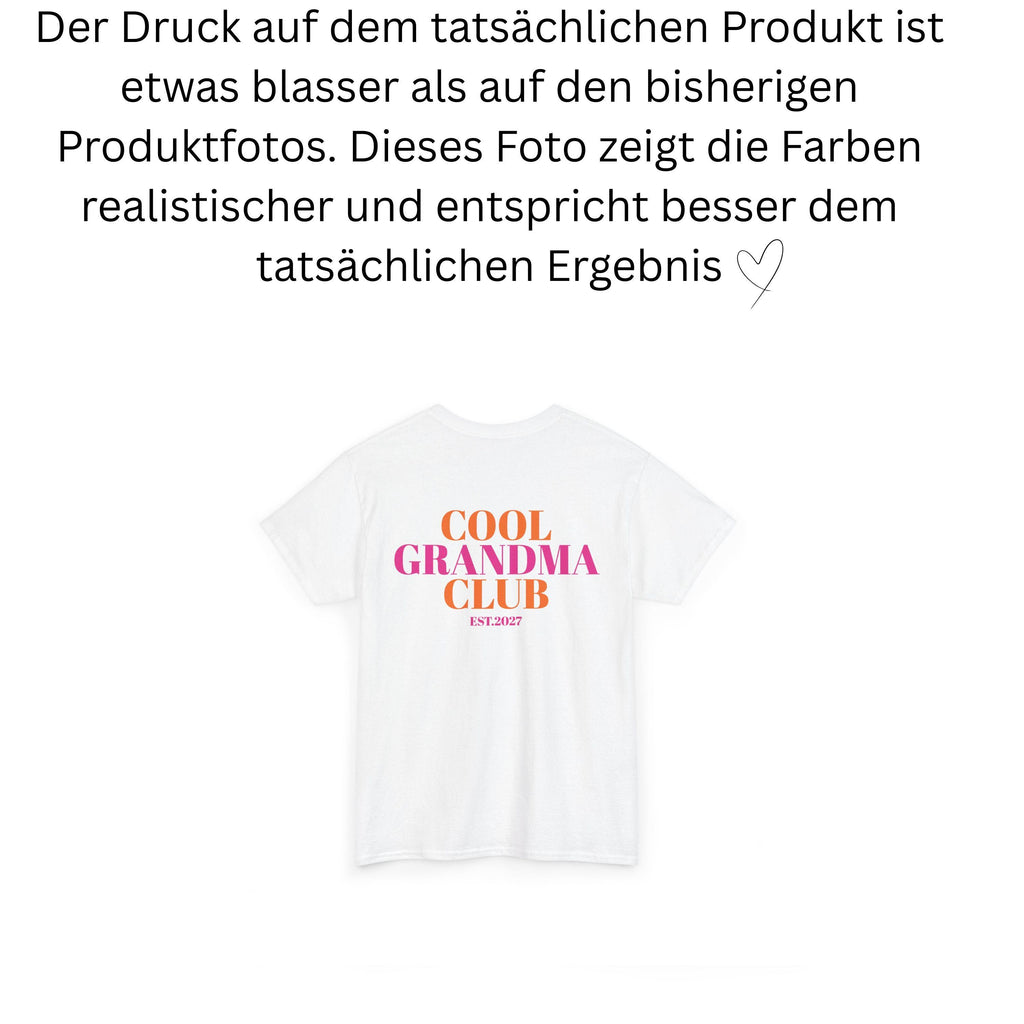 Du wirst Oma, Cool Grandma Club, Oma Shirt, Geschenk für Oma, Schwangerschaft verkünden, Geschenk Omi, Baby Ankündigung, Oma TShirt, T-Shirt