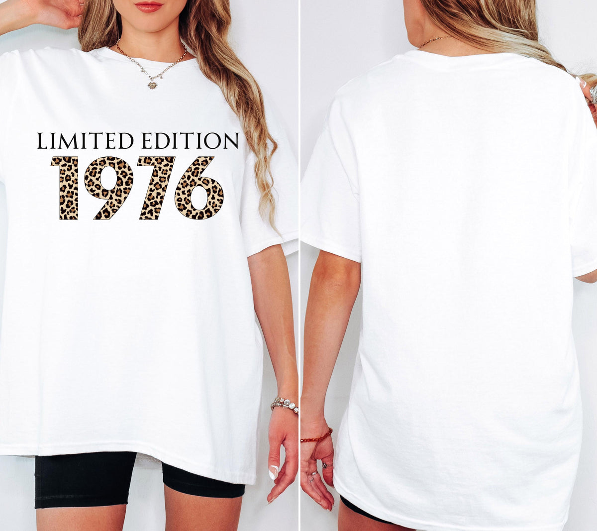 50. Geburtstag Frau, Geburtstagsshirt, Personalisiertes Geschenk, Birthday Shirt, 50, Fünfzig, Freundin, Schwester, Mama, Leo, 1976 Limited