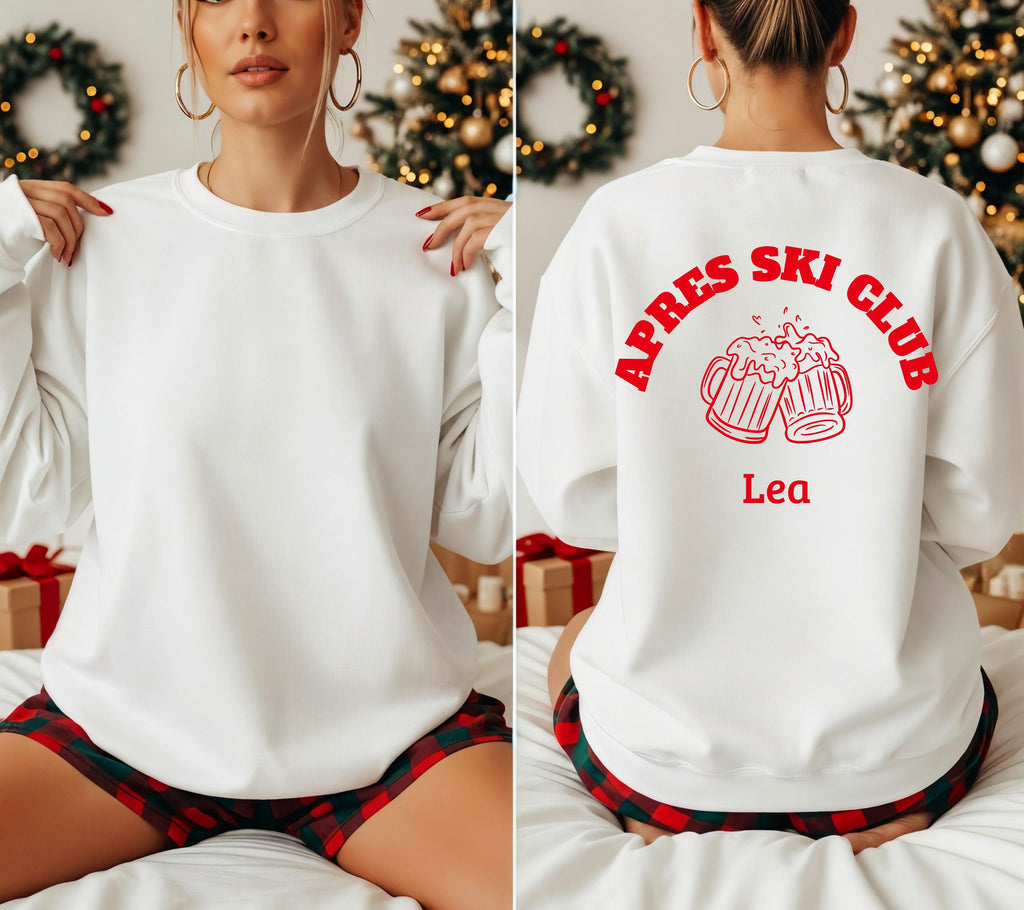 Apres Ski Pullover, Apres Ski Club Sweatshirt, Geschenk für Skifahrer, Winterurlaub, Après Ski Outfit, Hoodie, Party, Skiurlaub, Männer