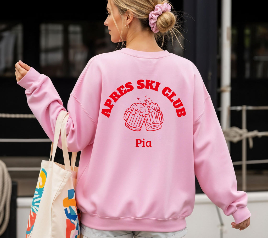 Apres Ski Pullover, Apres Ski Club Sweatshirt, Geschenk für Skifahrer, Winterurlaub, Après Ski Outfit, Hoodie, Party, Skiurlaub, Damen