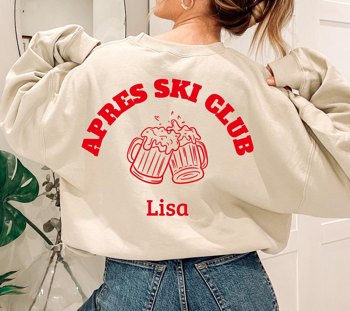 Apres Ski Pullover, Apres Ski Club Sweatshirt, Geschenk für Skifahrer, Winterurlaub, Après Ski Outfit, Hoodie, Party, Skiurlaub, Damen