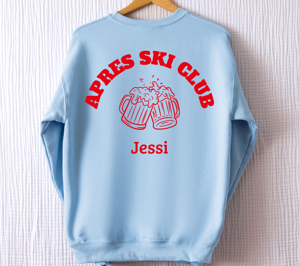 Apres Ski Pullover, Apres Ski Club Sweatshirt, Geschenk für Skifahrer, Winterurlaub, Après Ski Outfit, Hoodie, Party, Skiurlaub, Damen