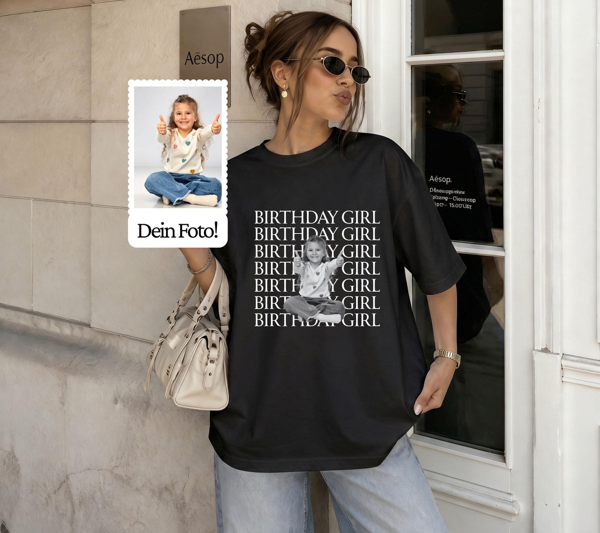 Geburtstagsshirt, personalisiertes Geschenk zum 30. Geburtstag, Foto TShirt, Foto Geschenk, Geschenkidee Geburtstag, Geburtstagsgeschenk 30
