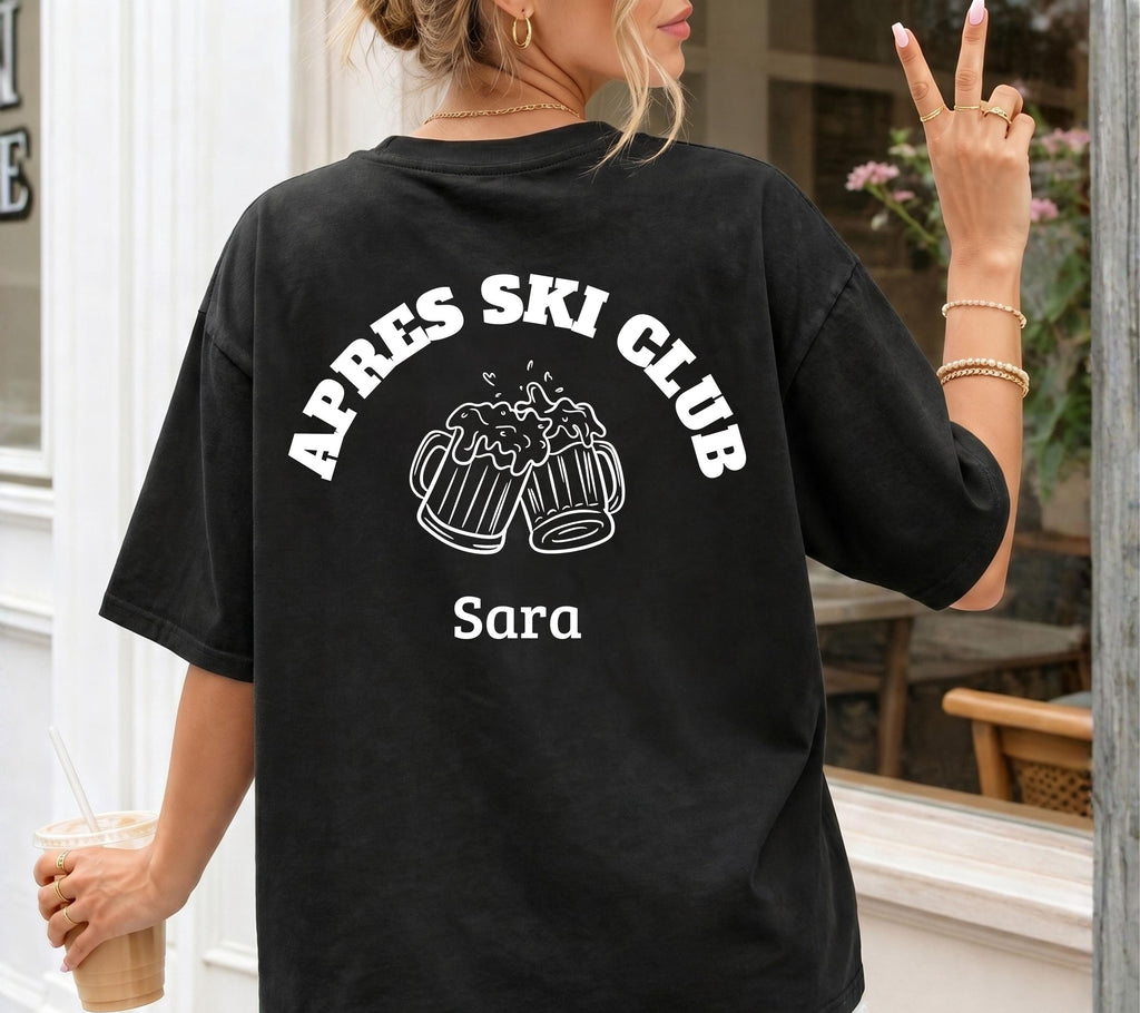 Apres Ski Shirt, Skiurlaub Shirt, Après Ski TShirt, Bier Shirt, personalisiertes Shirt, Ski Party Shirt, Winterurlaub Shirt, Gruppe, Herren