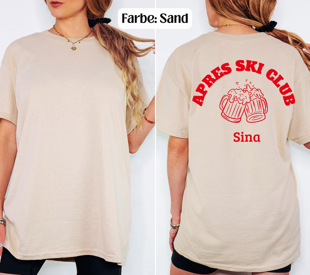 Apres Ski Shirt, Skiurlaub Shirt, Après Ski TShirt, Bier Shirt, personalisiertes Shirt, Ski Party Shirt, Winterurlaub Shirt, Gruppe, Herren