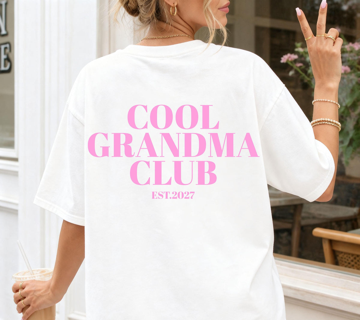 Du wirst Oma, Oma Shirt, Cool Grandma Club, Geschenk für Oma, Schwangerschaft verkünden, Geschenk Omi, Baby Ankündigung, Oma TShirt, T-Shirt