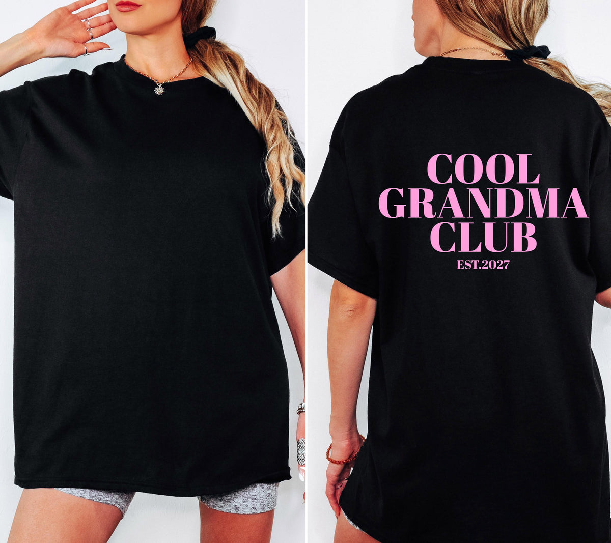 Du wirst Oma, Oma Shirt, Cool Grandma Club, Geschenk für Oma, Schwangerschaft verkünden, Geschenk Omi, Baby Ankündigung, Oma TShirt, T-Shirt