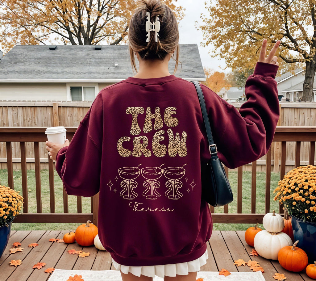 Braut Pullover Leo Muster, JGA Sweater personalisiert mit Namen, Verlobungsfeier, Polterabend, Bride to be, Pulli, Sweatshirt, Leopard