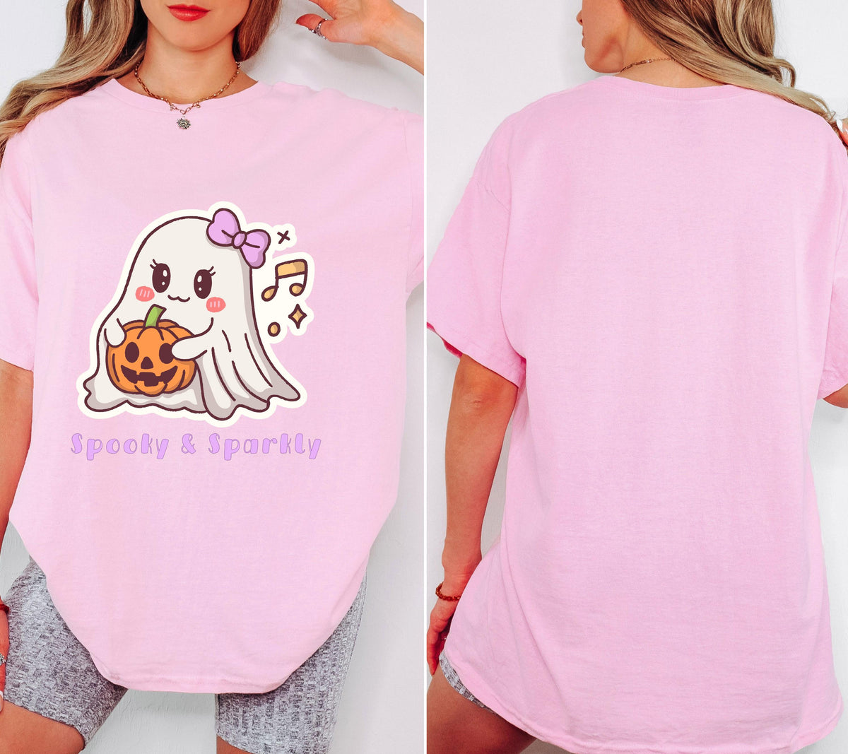 Halloween Shirt Damen, Lustiges Halloween Outfit, Herbst Trend, Spooky Shirt, Halloween Tshirt, Halloween Outfit, Herbst T-Shirt, pink