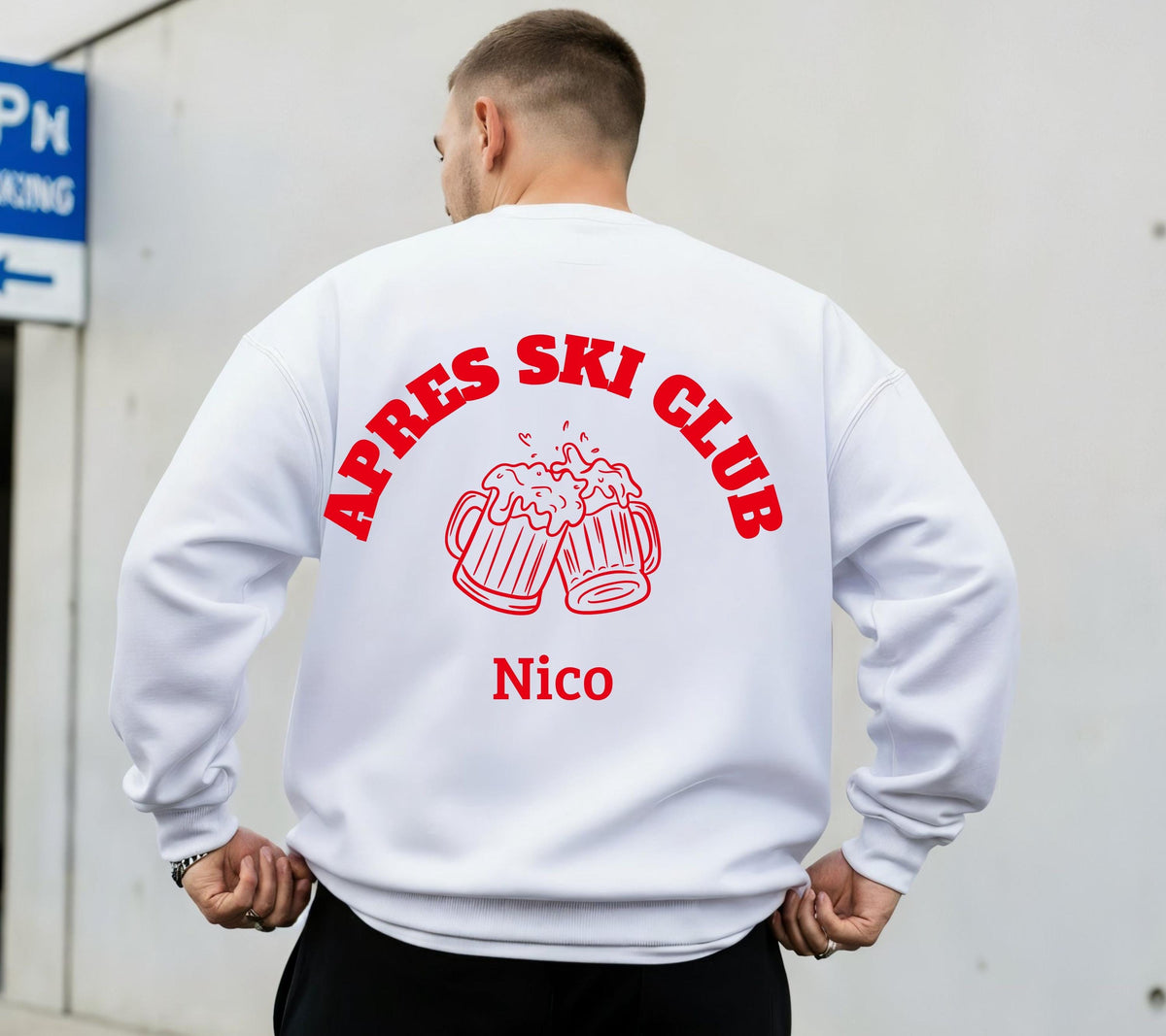 Apres Ski Pullover, Apres Ski Club Sweatshirt, Geschenk für Skifahrer, Winterurlaub, Après Ski Outfit, Hoodie, Party, Skiurlaub, Damen
