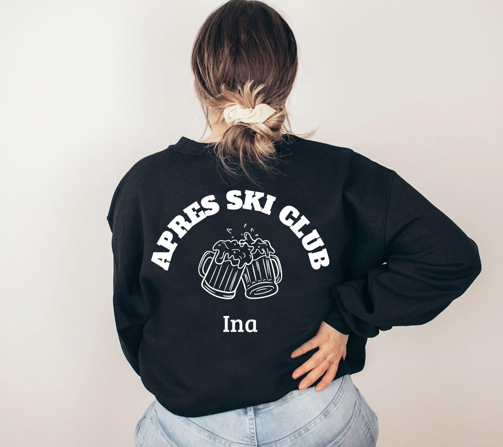 Apres Ski Pullover, Apres Ski Club Sweatshirt, Geschenk für Skifahrer, Winterurlaub, Après Ski Outfit, Hoodie, Party, Skiurlaub, Damen