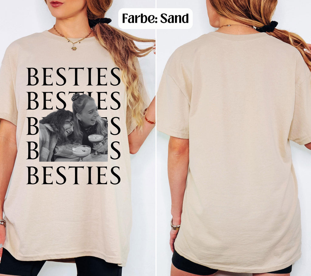 Beste Freundin Shirt, Bestie Shirt mit Foto, Geschenk Freundin, Freundinnen, BFF, Best Friends Outfit, Freundschaft, T-Shirt Damen, Frauen