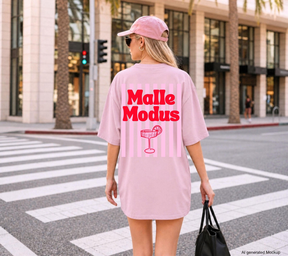 Malle Shirt, Malle Modus, Malle Tshirt, Mallorca Shirt, Bier Shirt, Ballermann Outfits, personalisiert, Damen, JGA, rosa rot