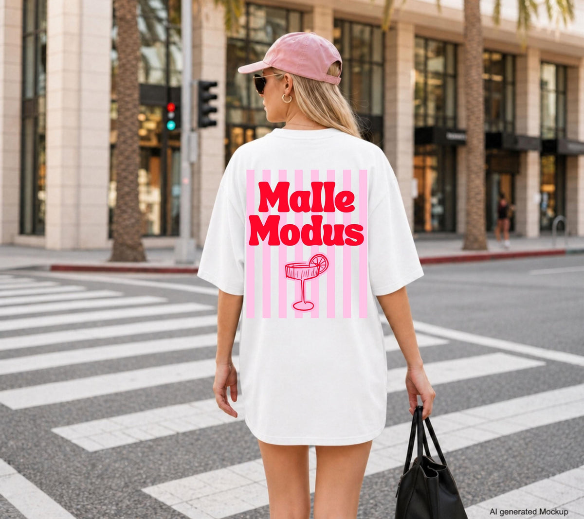 Malle Shirt, Malle Modus, Malle Tshirt, Mallorca Shirt, Bier Shirt, Ballermann Outfits, personalisiert, Damen, JGA, rosa rot
